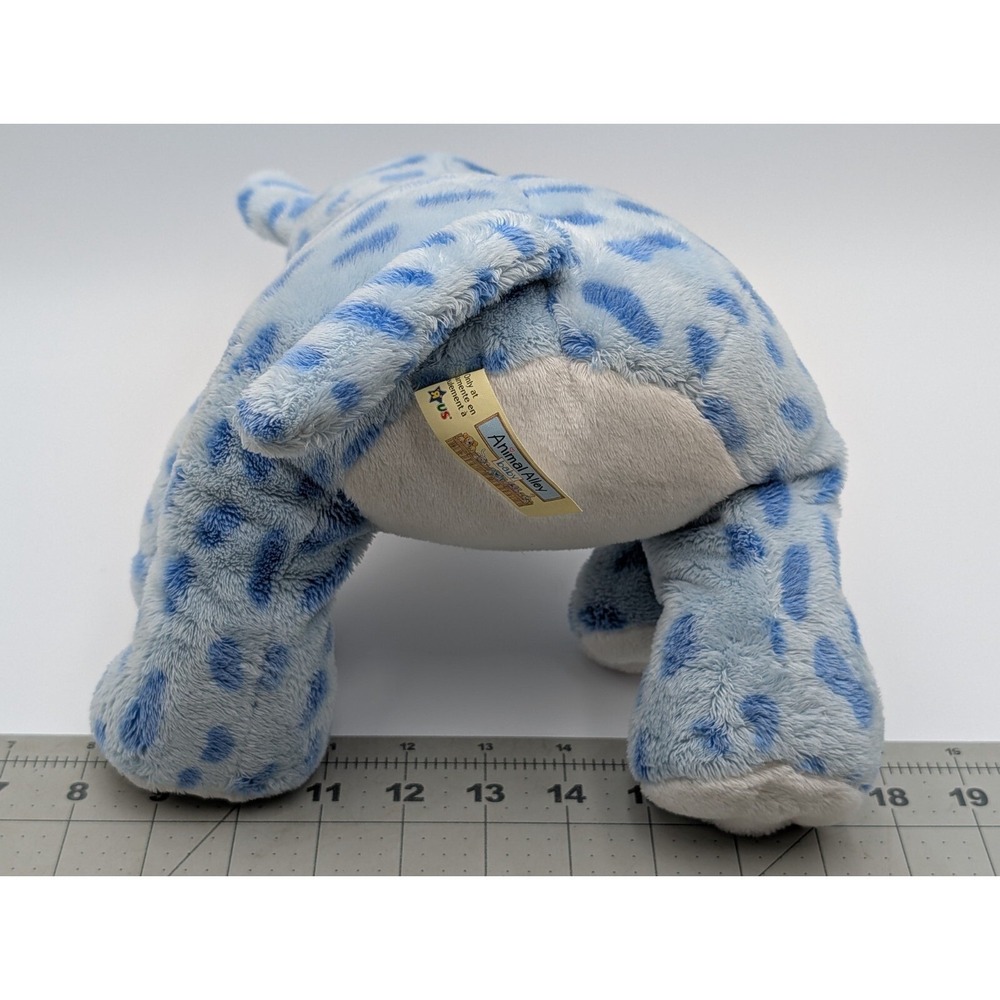 Animal Alley Baby Cat Leopard Plush Blue 10 Inch Stuffed Animal Toy - Picture 7 of 11